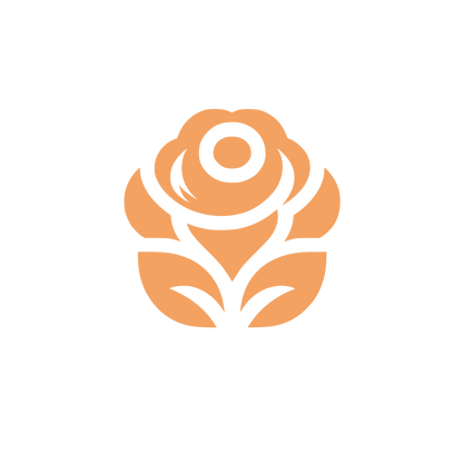 Floral Rose Logo #F4A261