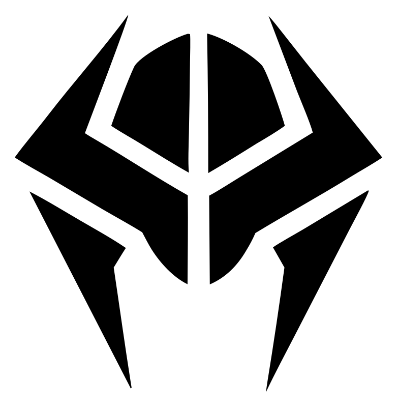 Knight Helmet Mask Logo