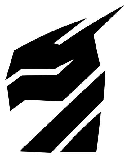 Faceted Knight Helmet Logo