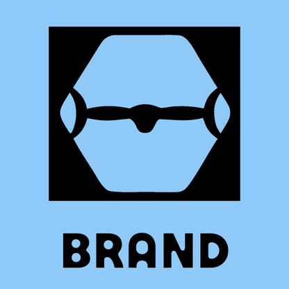 Hexagon Drone Negative Space Logo preview