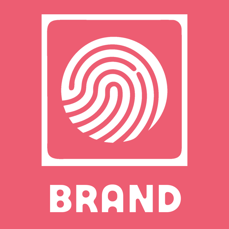 Fingerprint Rounded Square Logo preview