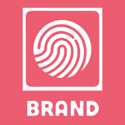 Fingerprint Rounded Square Logo preview