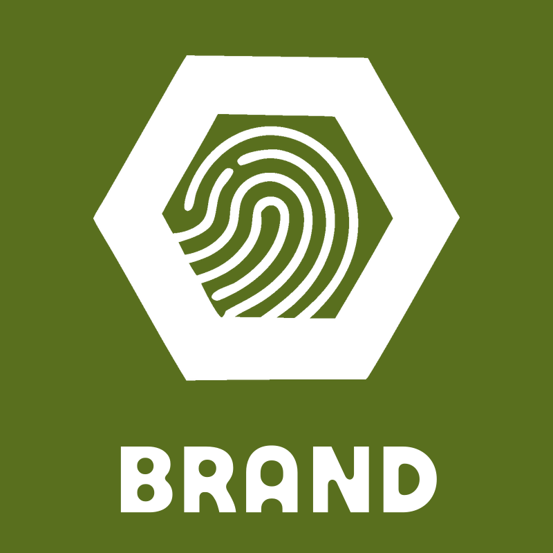 Fingerprint Hexagon Cutout Logo preview