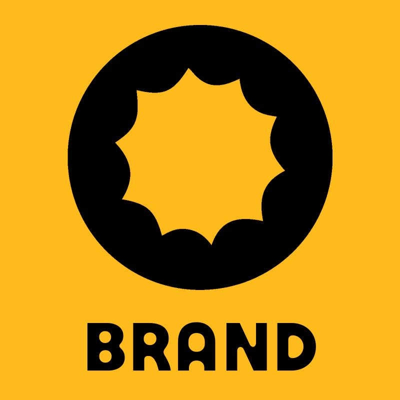 Starburst Circle Cutout Logo preview