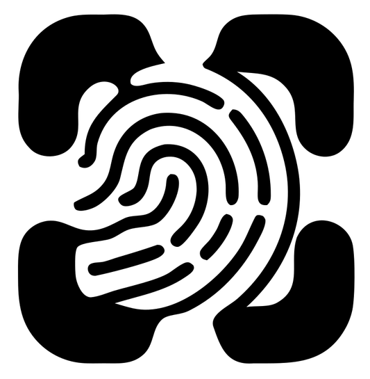 Fingerprint Corner Bracket Logo
