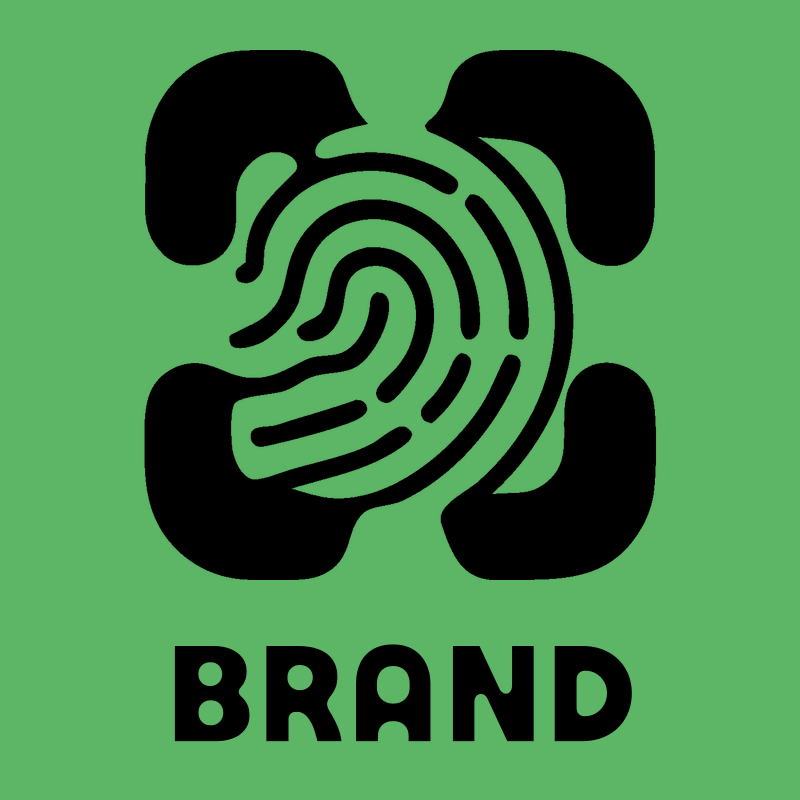 Fingerprint Corner Bracket Logo preview