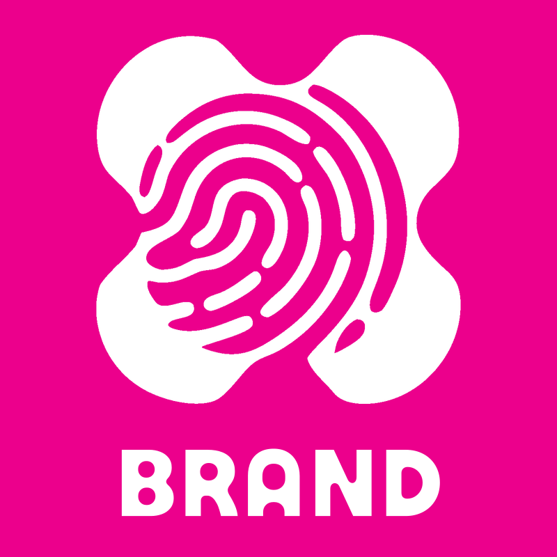 Fingerprint Four-Lobe Shape Logo preview