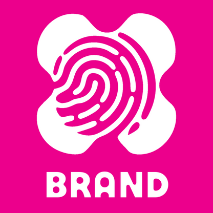 Fingerprint Four-Lobe Shape Logo preview