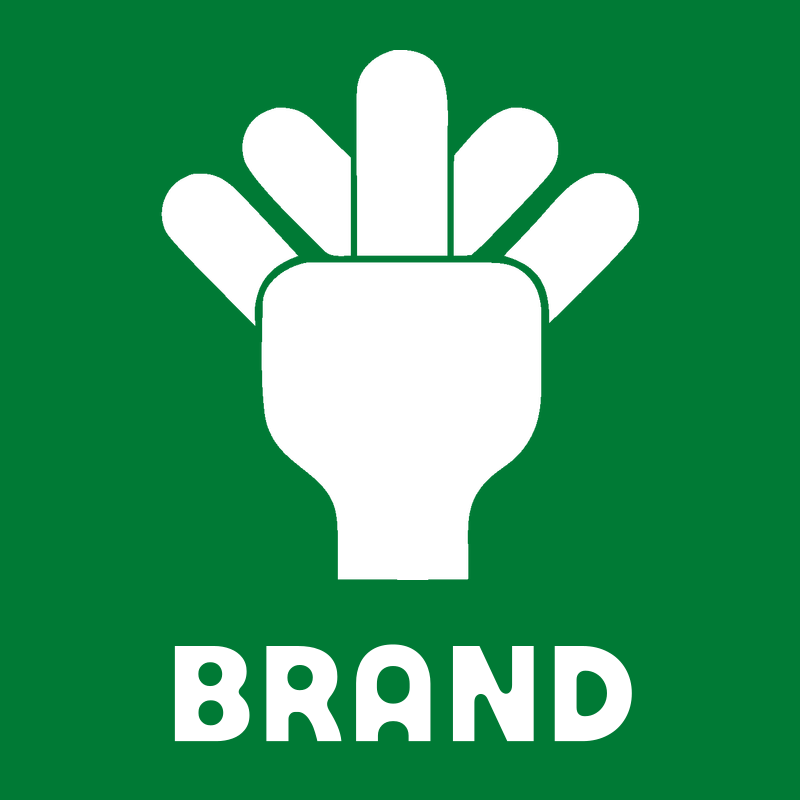 Open Palm Silhouette Logo preview