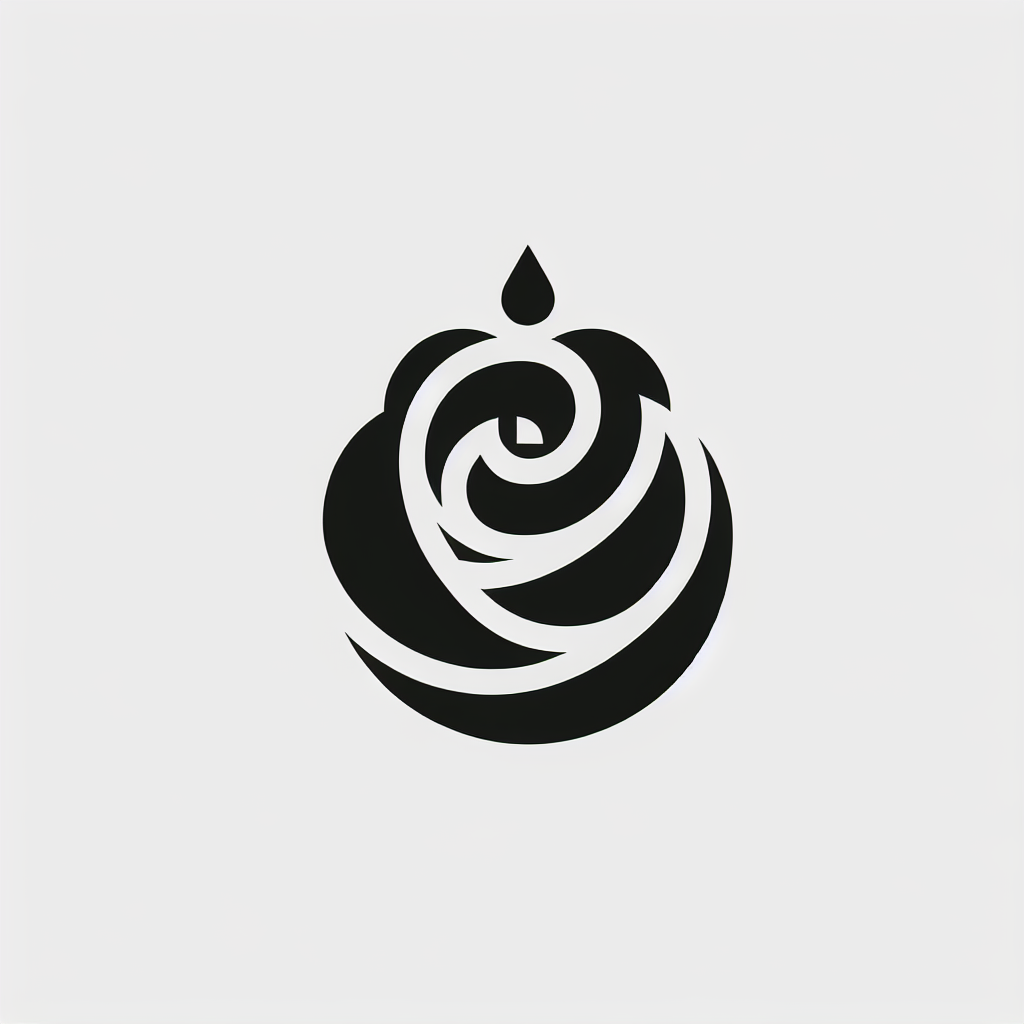 Rose Flower Logo