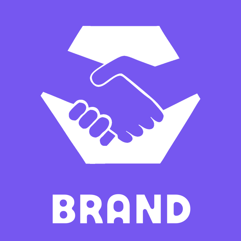 Handshake Hexagon Badge Logo preview