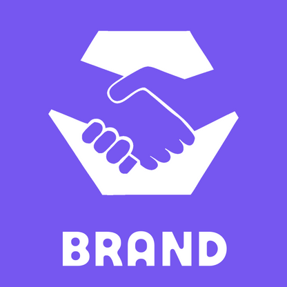 Handshake Hexagon Badge Logo preview