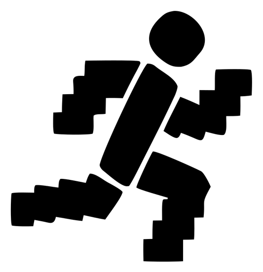 Chunky Blocks Runner Logo