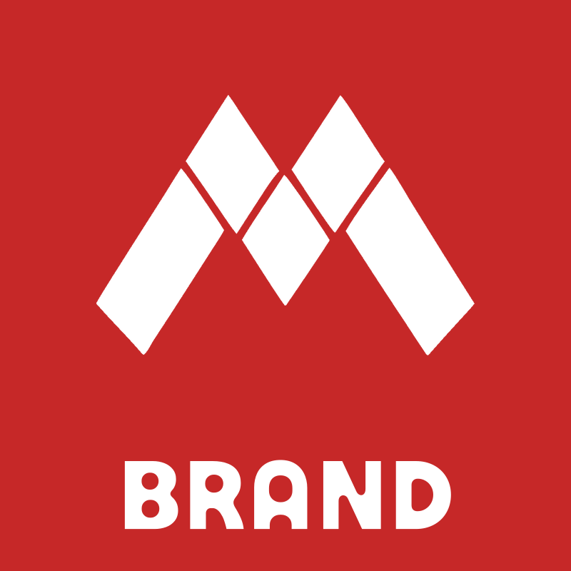 Letter M Diamond Tiles Logo preview