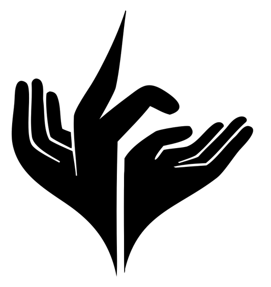 Open Palms Giving Hands Logo