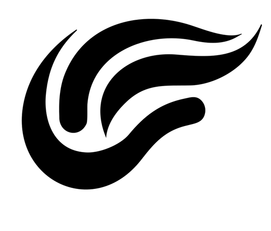 Swooping Wing Flame Logo