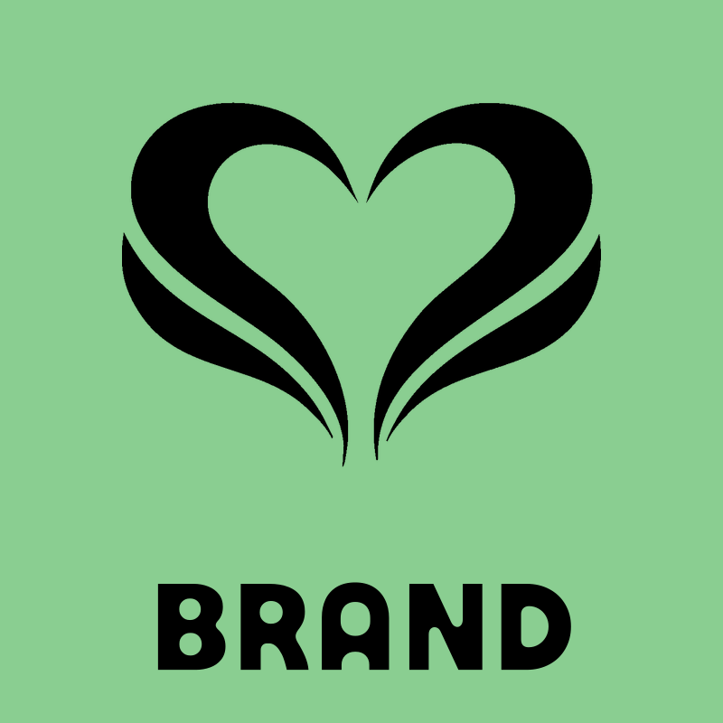 Heart with Swept Wings Logo preview