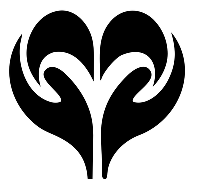 Sprouting Plant Heart Logo