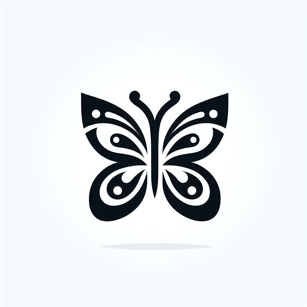 Butterfly Silhouette Logo