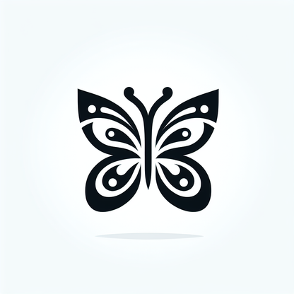 Butterfly Silhouette Logo
