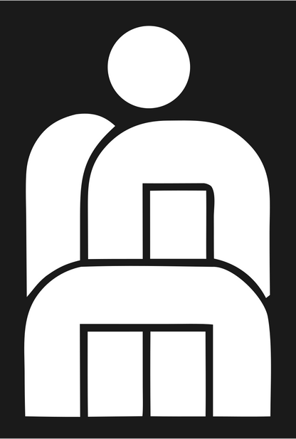 Astronaut Seat Harness Logo #1a1a1a/#ffffff