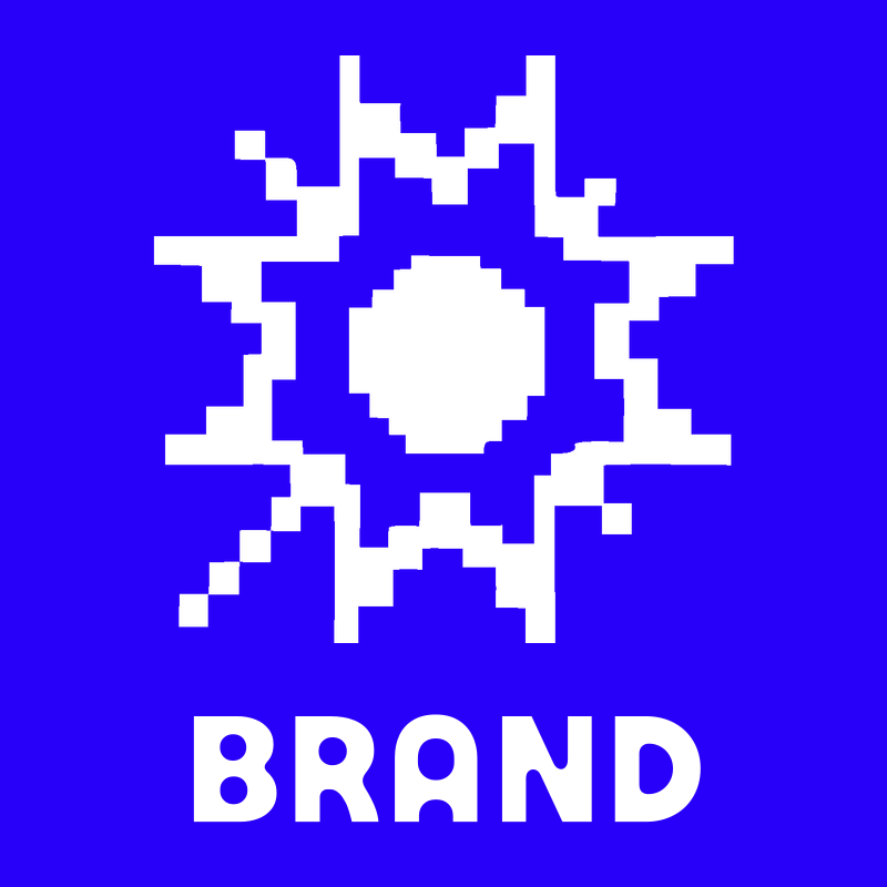 Pixel Sun Burst Logo preview