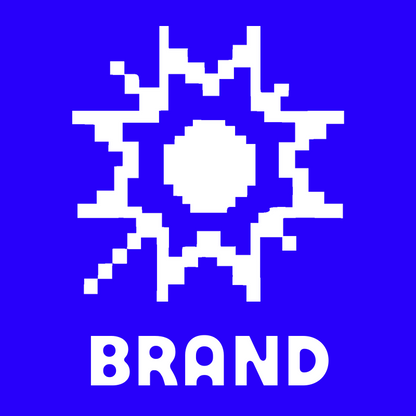 Pixel Sun Burst Logo preview