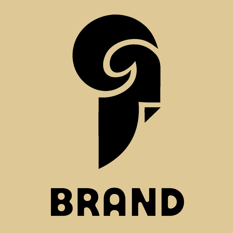 Bold Geometric Ram Logo preview