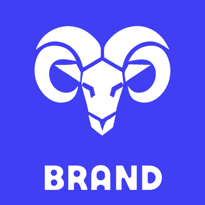 Frontal Ram Skull Logo preview