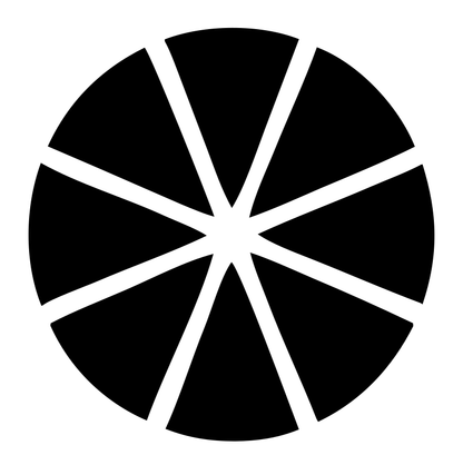 Citrus Wheel Slice Logo