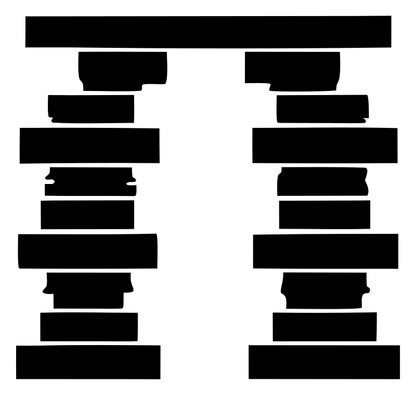Twin Columns Island Logo