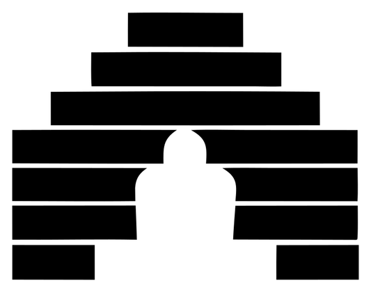 Pyramid Figure Cutout Logo