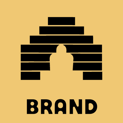 Pyramid Figure Cutout Logo preview
