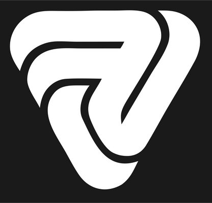 Interlocking Triangle Loop Logo #1a1a1a/#ffffff