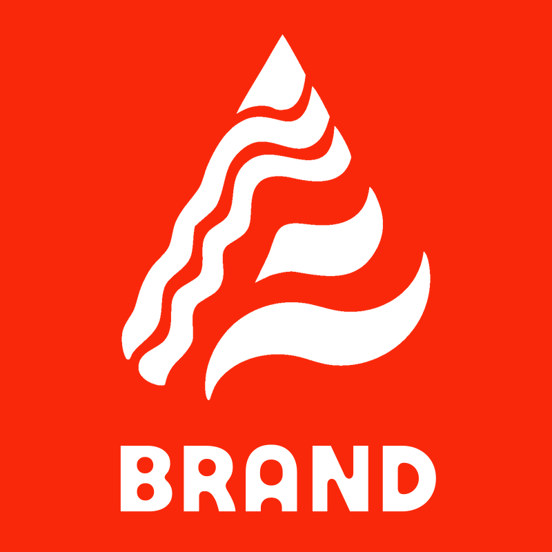 Wavy Flame Triangle Logo preview