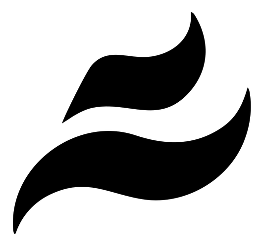 Double Swoosh Wave Logo
