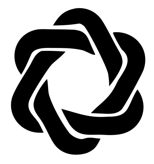 Rotating Blade Swirl Logo