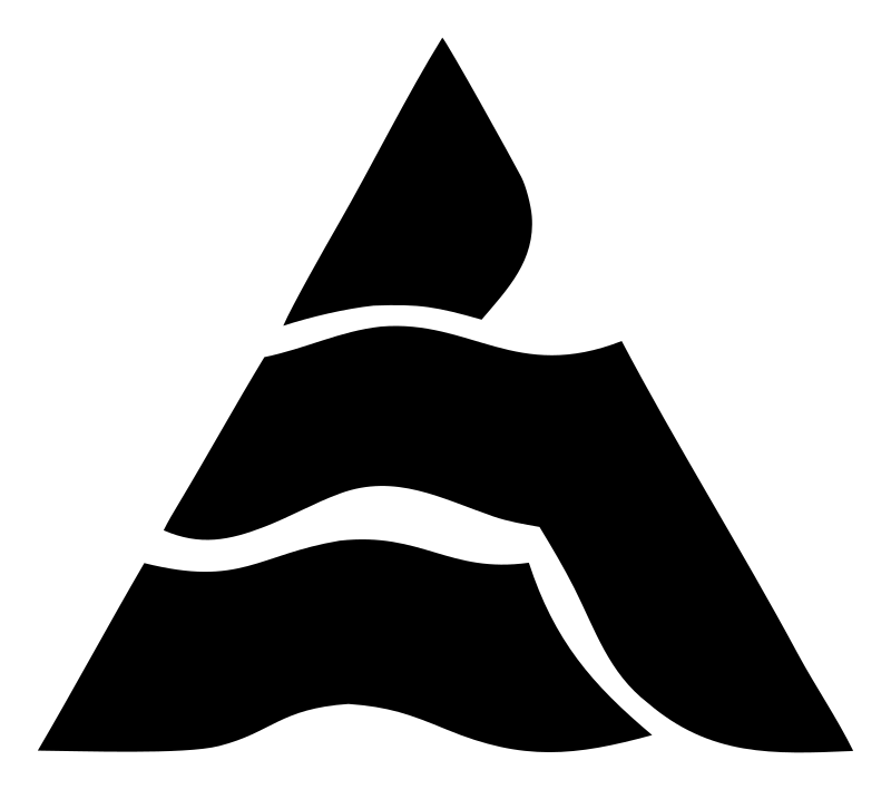 Mountain Snow Wave Logo