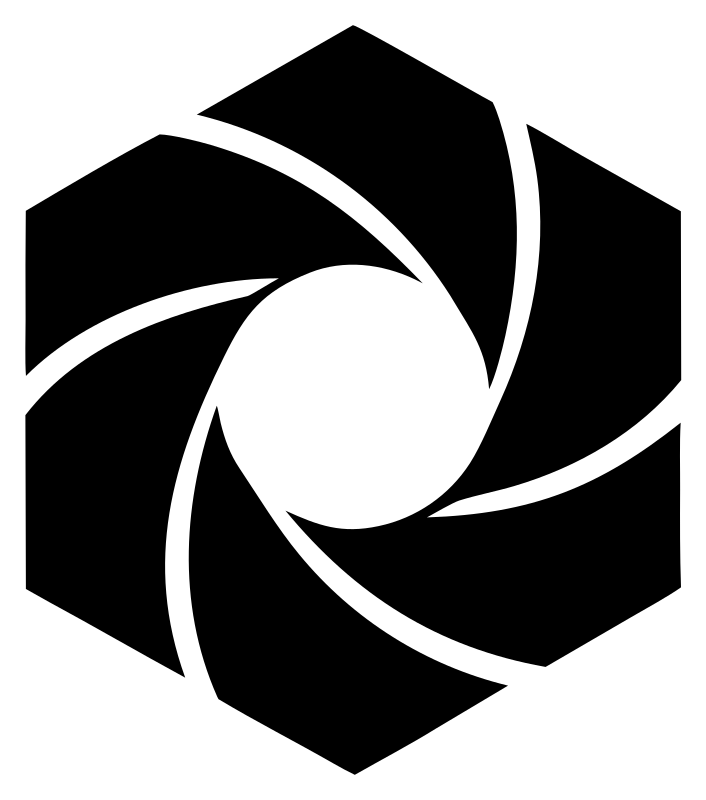 Hexagon Swirl Spiral Logo