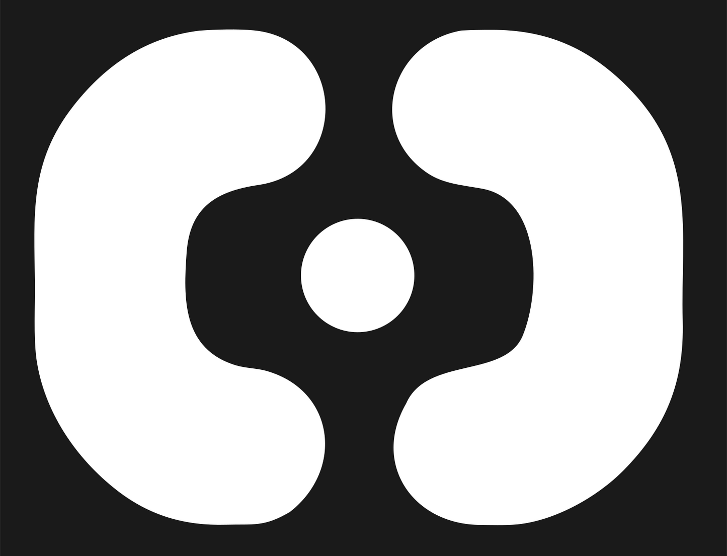 Circuit Node Dot Logo #1a1a1a/#ffffff
