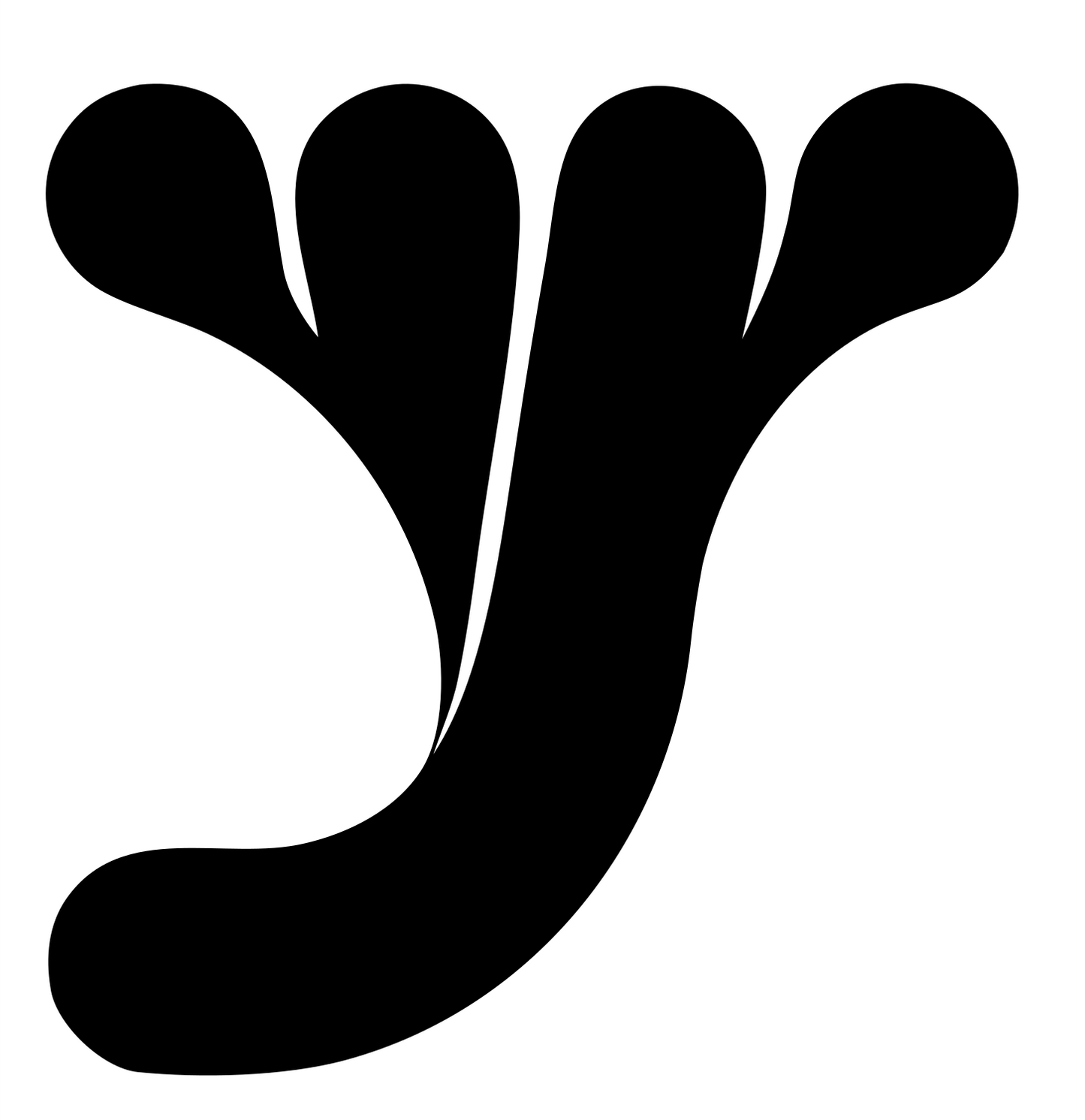Branching Tree Circuit Logo #ffffff/#000000