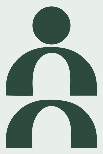 Person Arch Circuit Logo #e8efe9/#2d4a3e