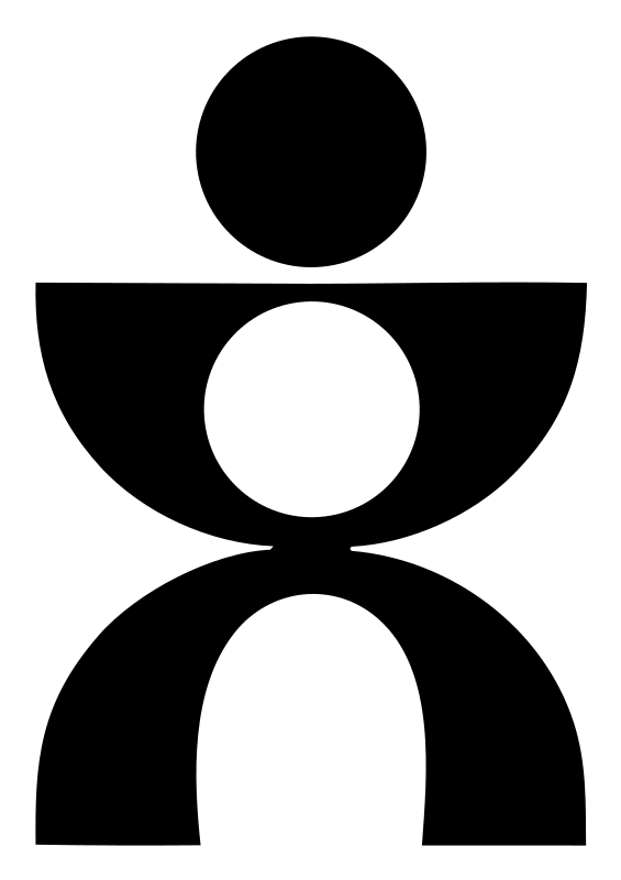 Human Figure Circuit Logo
