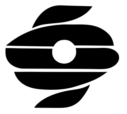 Sliced Bagel Bold Logo #ffffff/#000000