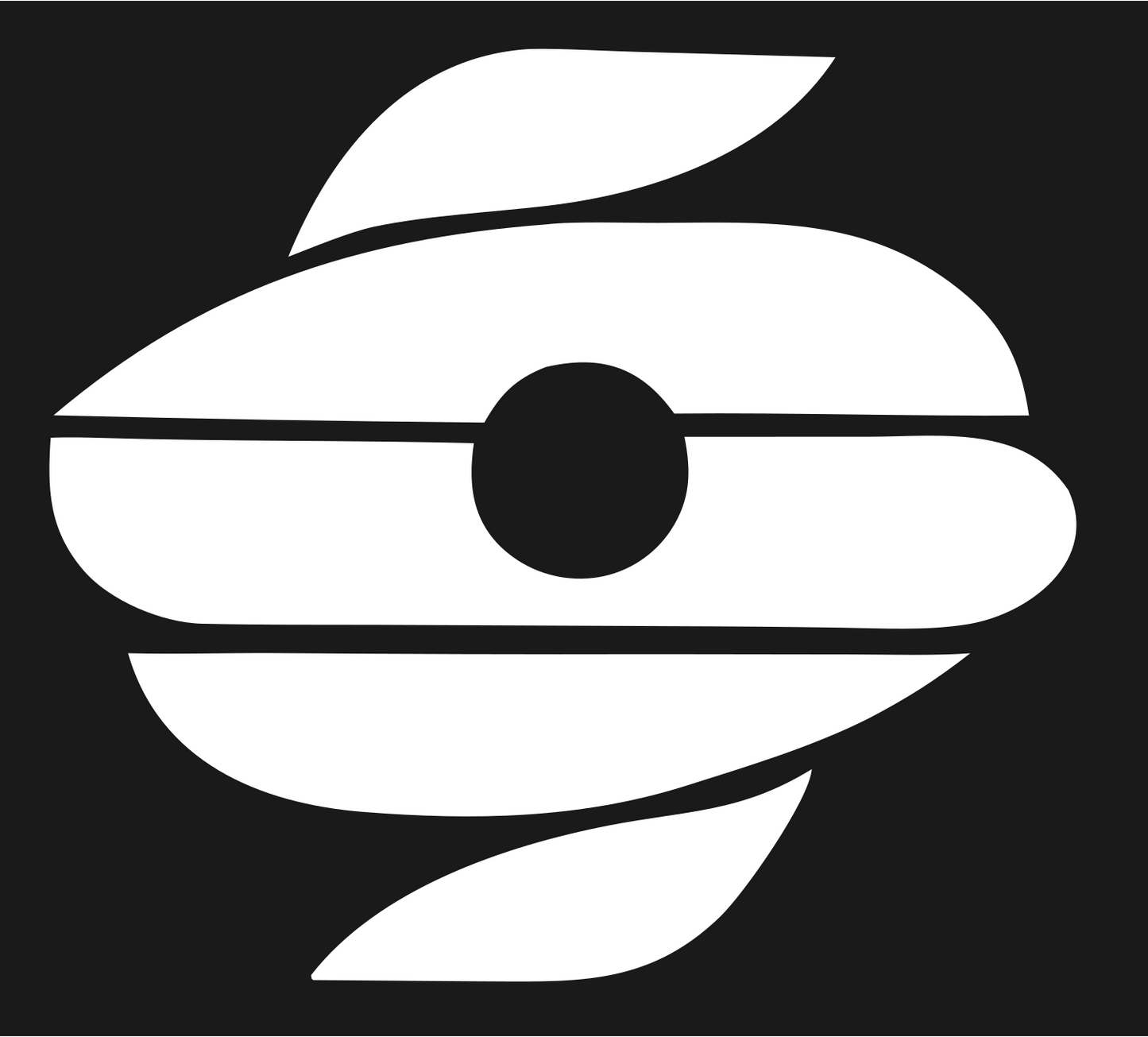 Sliced Bagel Bold Logo #1a1a1a/#ffffff