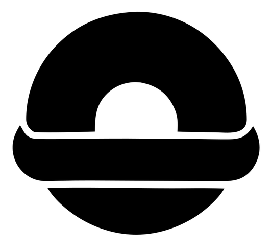 Split Circle Bagel Logo