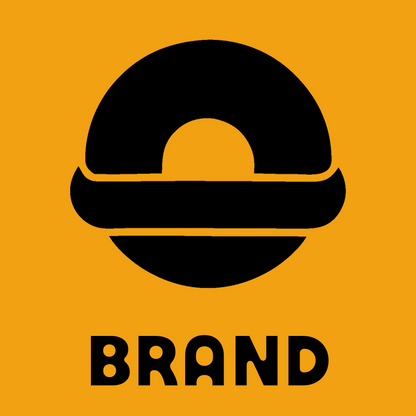 Split Circle Bagel Logo preview