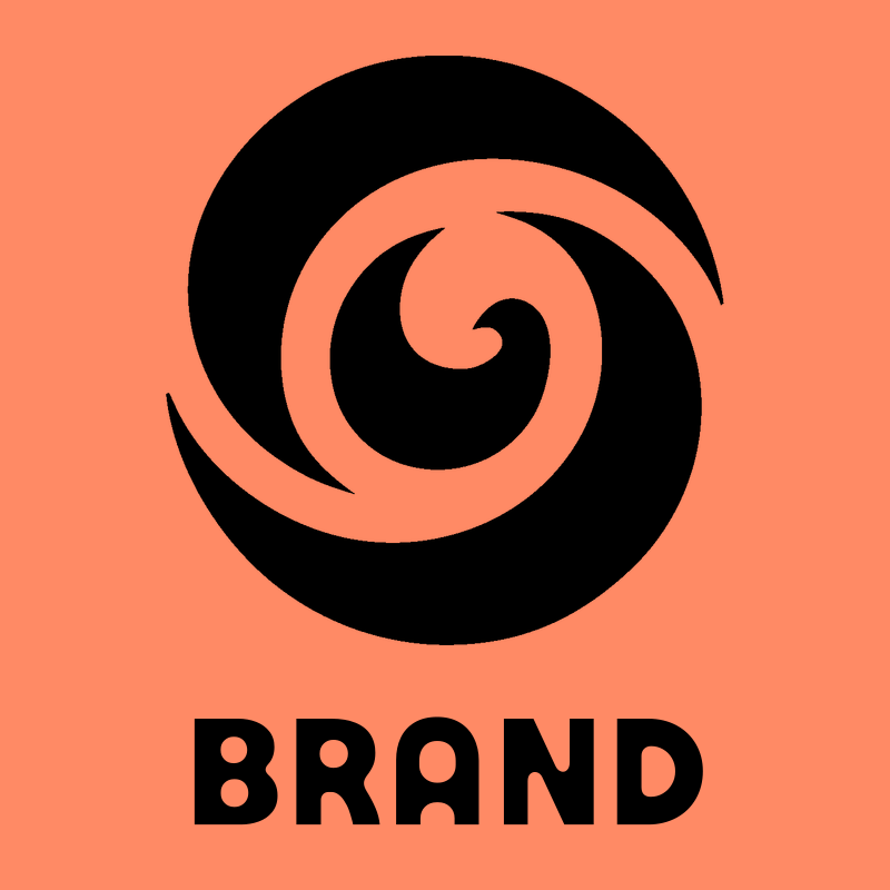 Spiral Wave Negative Space Logo preview