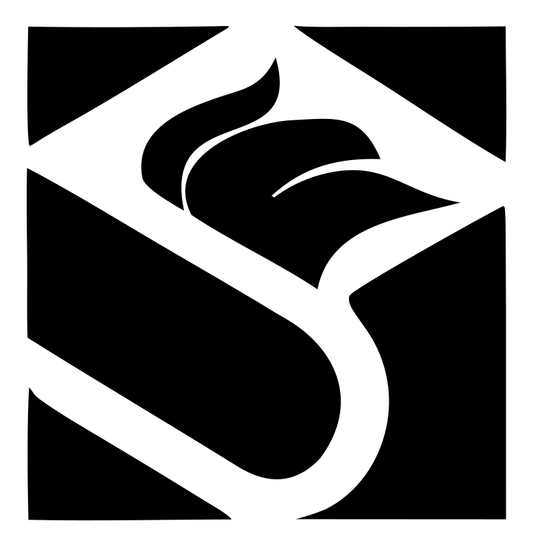 Octopus Tentacle Negative Space Logo