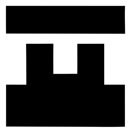 Brutalist Taco Stack Logo